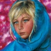 Akaine Selbstportrait mit 8 Jahren